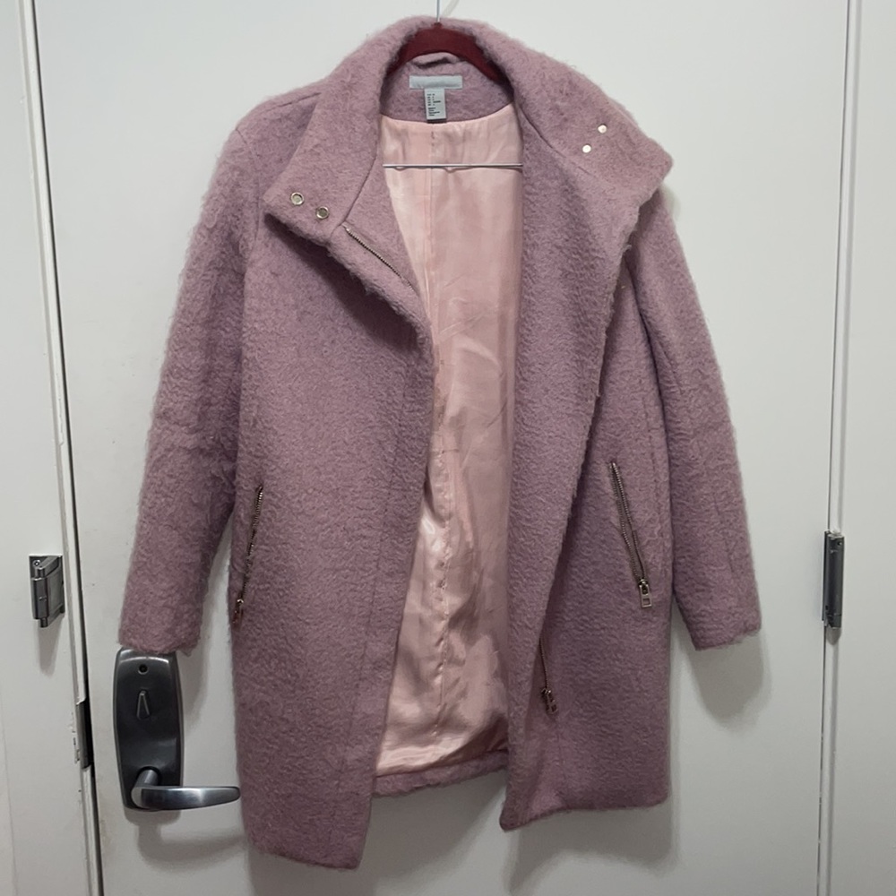 H&M Light Pink Long Jacket